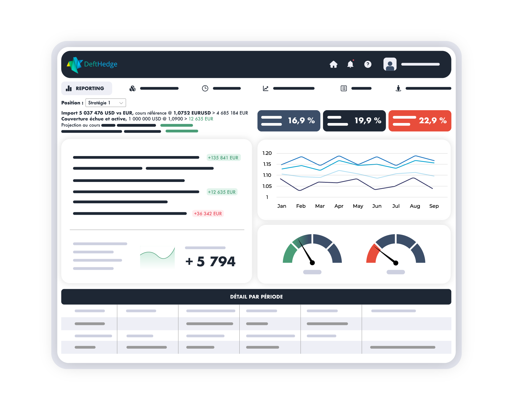 Reporting DeftHedge Fx Vert